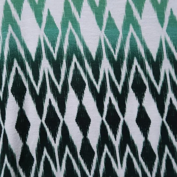 Chicos Womens Easywear Top 3/4 Sleeve Geometric Print Ombre Scoop Neck Shirt 0 - Picture 5 of 13